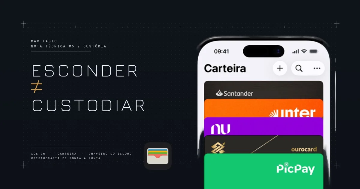 Cartão na Carteira do iPhone: é seguro guardar assim?